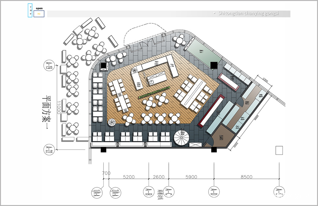 餐飲空間,時尚餐廳,國內餐廳設計,重慶,Open Life,金楓設計,項目投稿