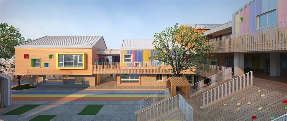 幼兒園設計，重慶，兒童活動中心，幼教中心，IDO元象建築