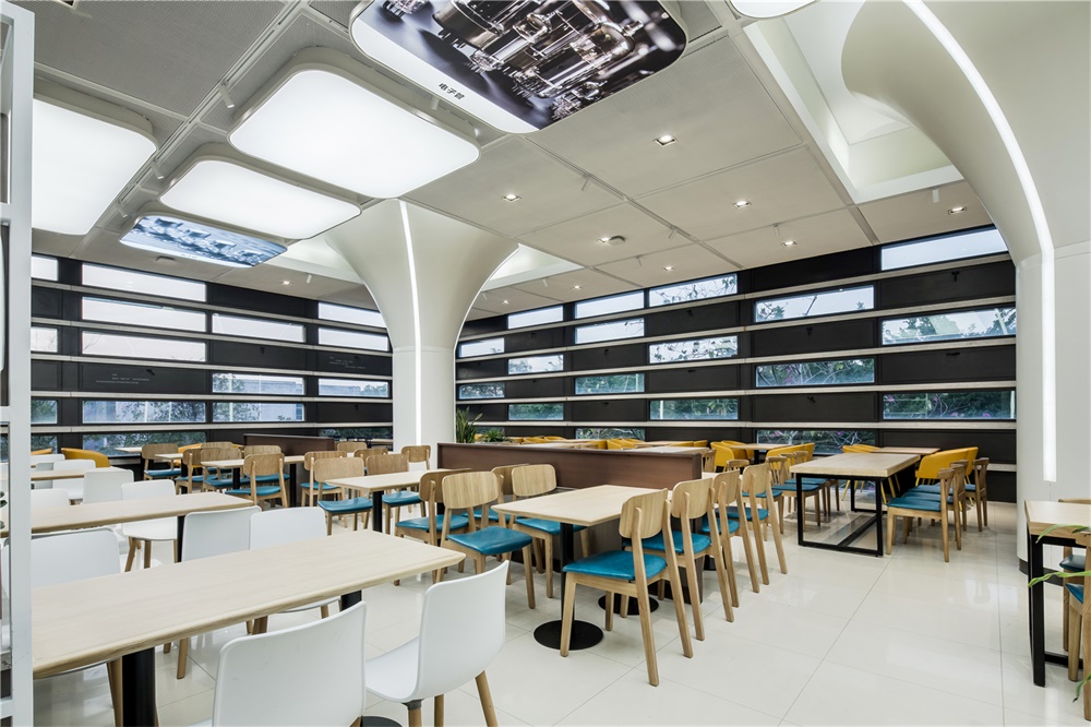 餐飲空間，員工餐廳設計，華為，深圳，改造設計，金楓設計