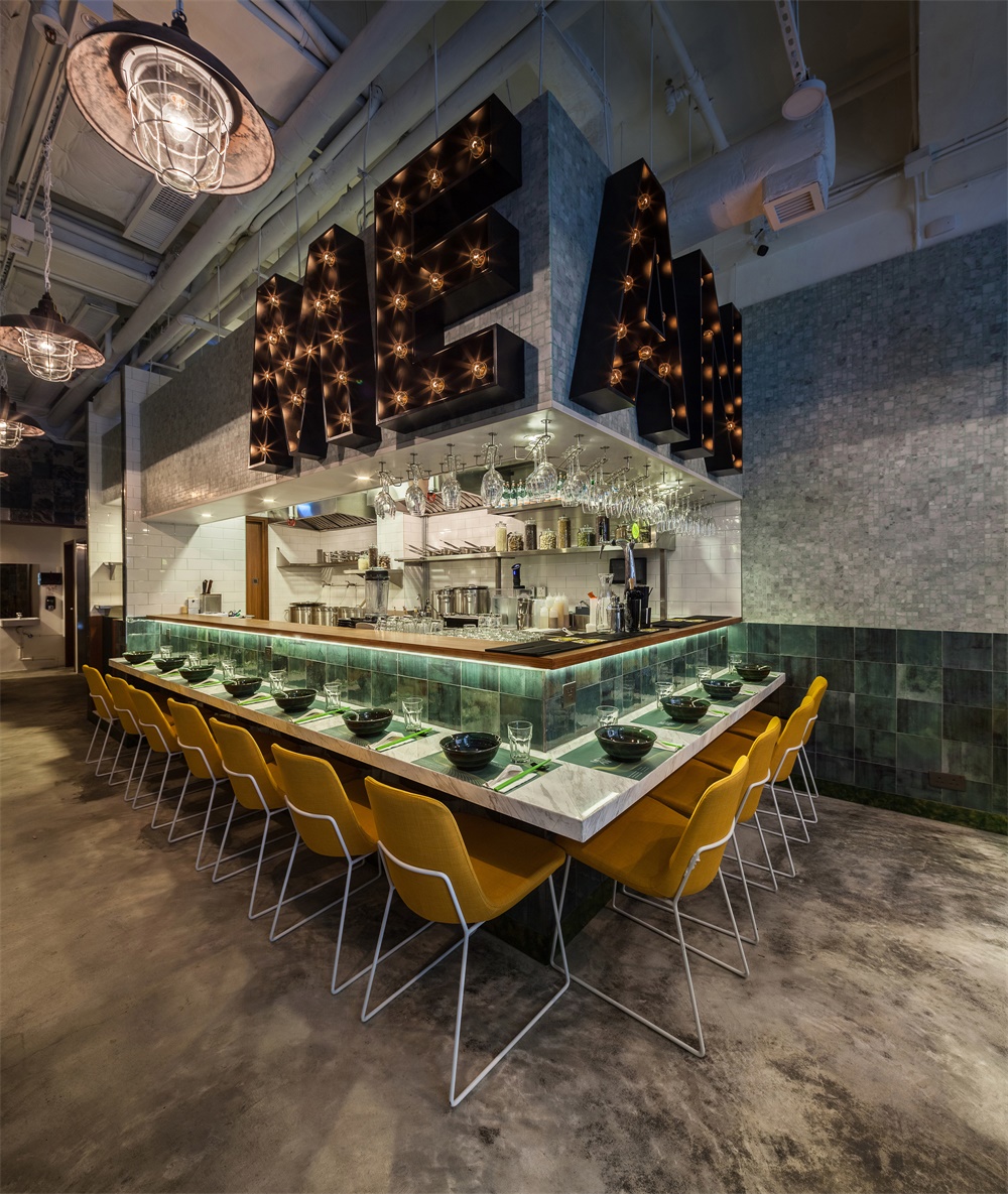 餐飲空間,麵館設計,香港上環,又又設計,香港麵佬到,70平方米餐飲空間設計