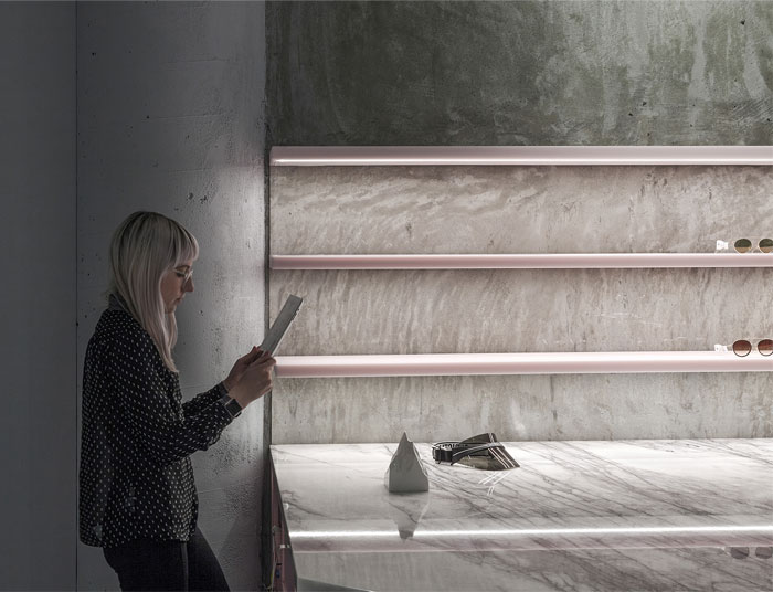 商業空間,墨爾本,時尚空間,眼鏡店,極簡主義