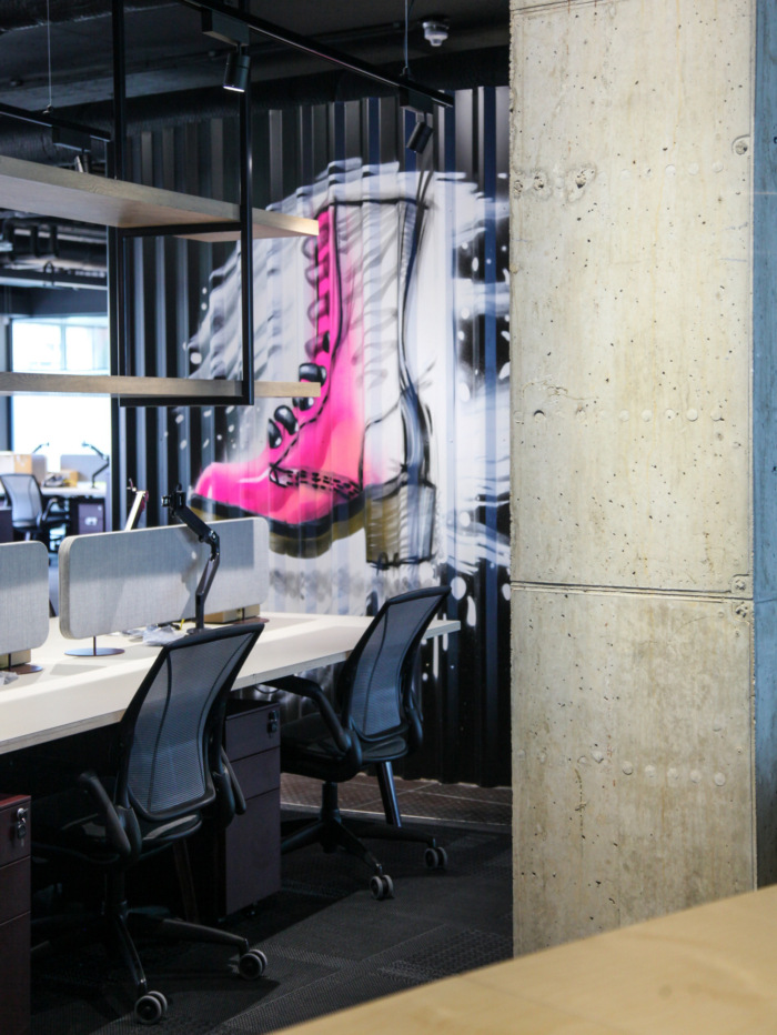 辦公空間，國外辦公室設計，Dr. Martens，倫敦，品牌公司辦公室，SpaceInvader