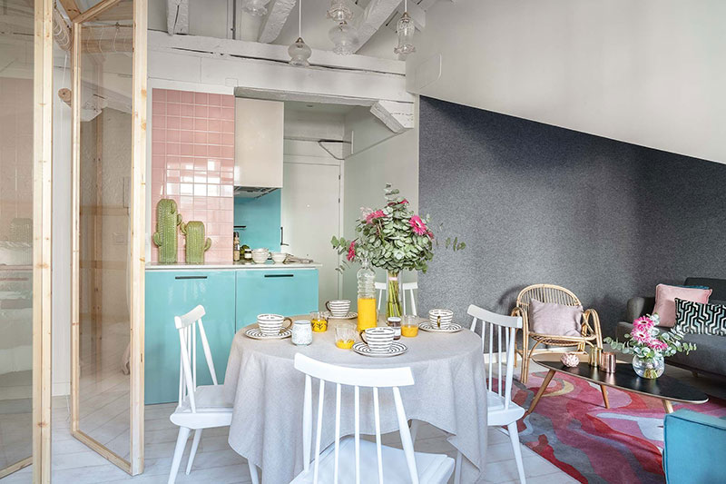 住宅空間,國外住宅空間設計,loft公寓,小宅概念,西班牙,Aedificare