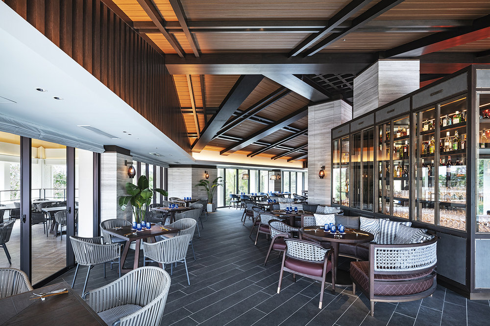 餐飲空間,國外餐廳設計,日本衝繩,全日餐廳,度假村餐廳,DESIGN STUDIO CROW