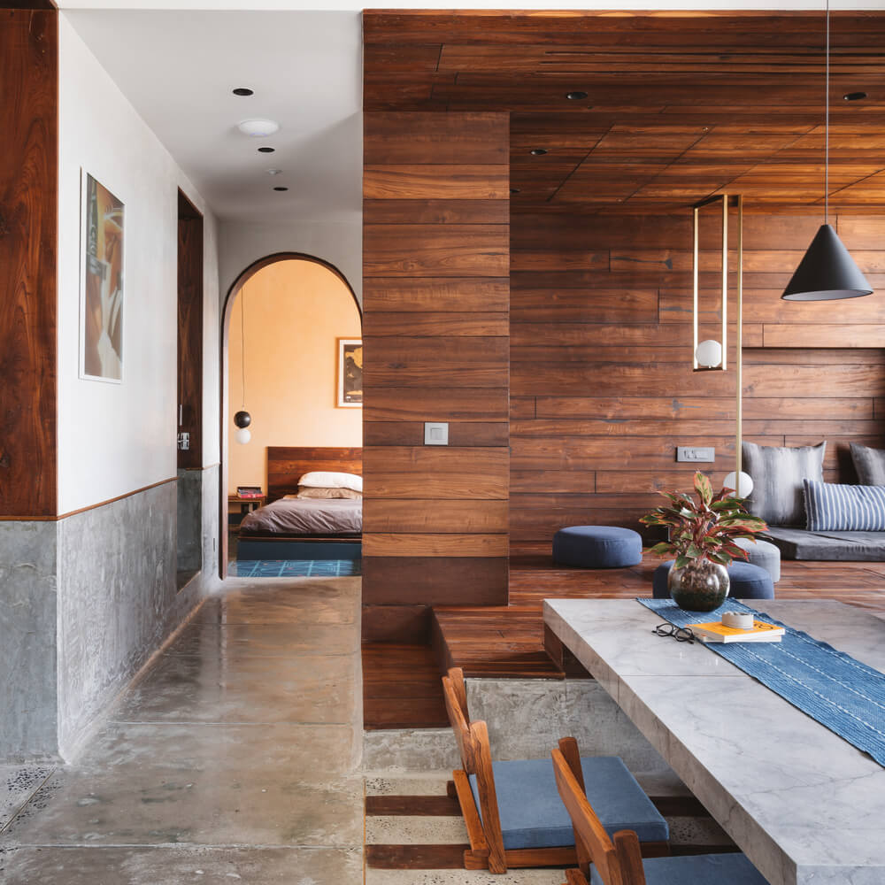國外住宅空間設計,住宅空間,Saransh,公寓設計,印度