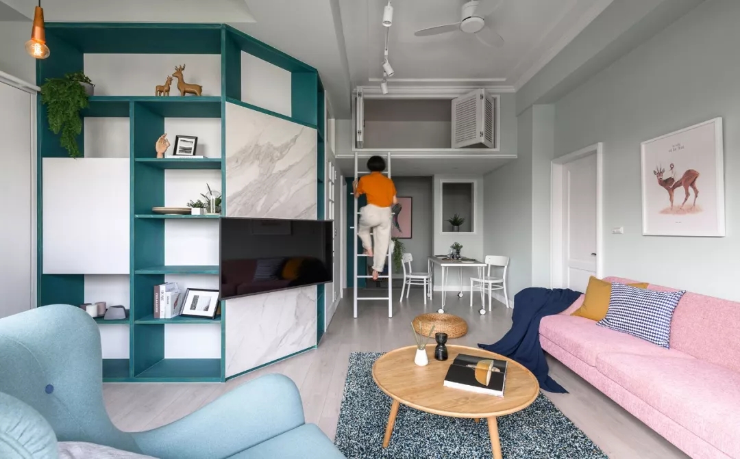 國內住宅空間設計，住宅空間，台灣高雄，loft公寓，奧立佛室內設計