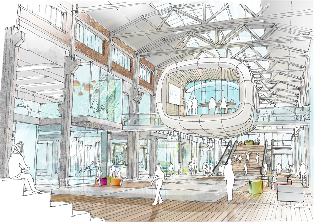 修迪建築設計，SUD Architectes，建築改造，工業改造，園區規劃，建築改造，多功能空間，商業激活