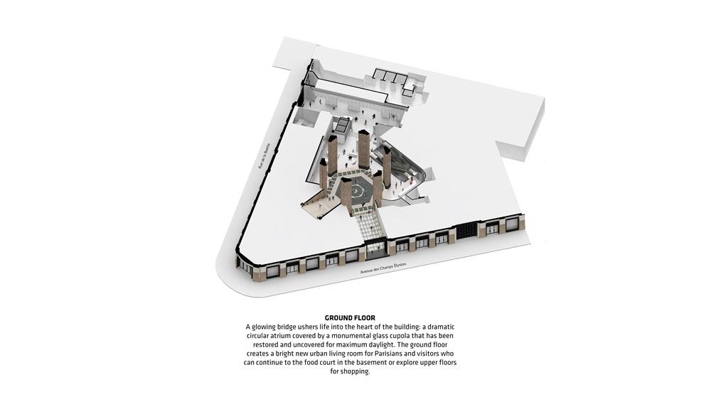 商業空間,購物中心,老佛爺百貨,巴黎,百貨大樓,BIG