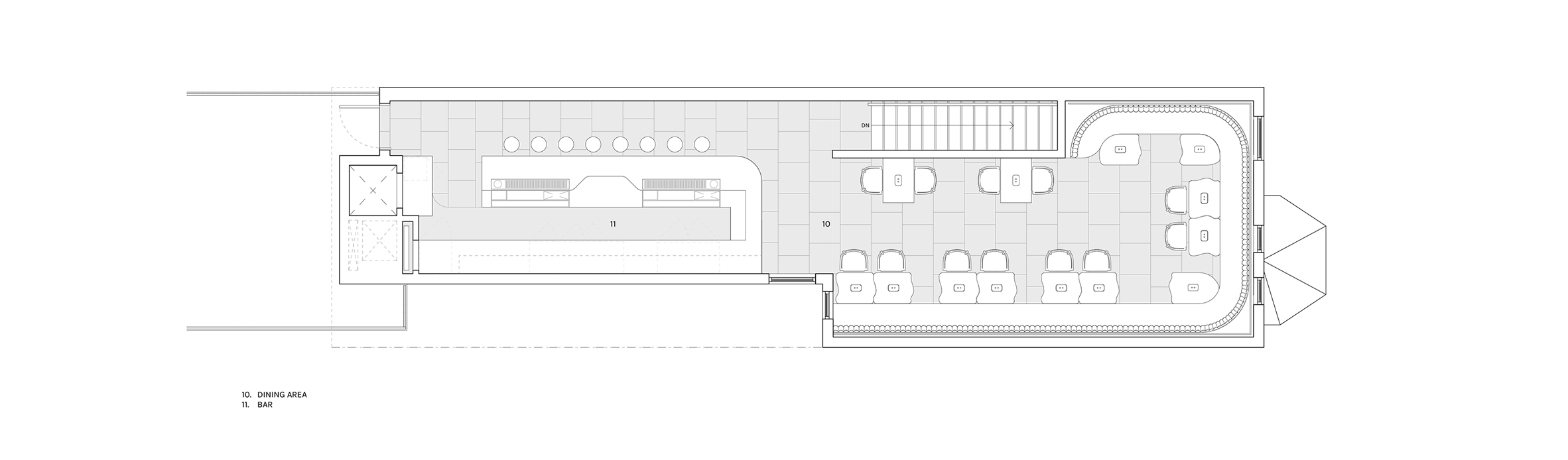 國外餐廳設計,餐飲空間,澳大利亞,餐廳,極簡主義