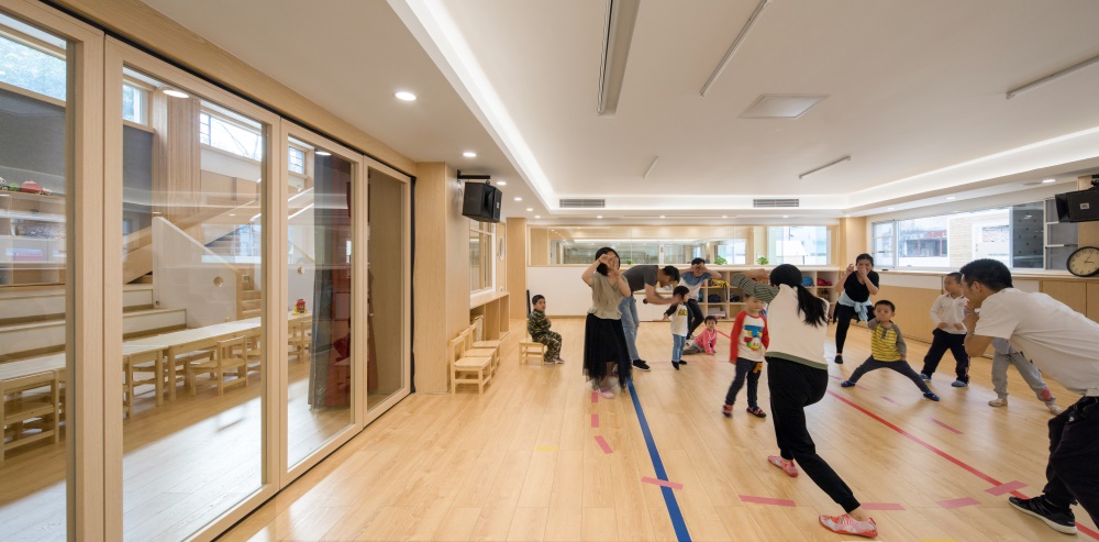 幼兒園設計，廣州，兒童活動中心，幼教中心，VMDPE圓道設計