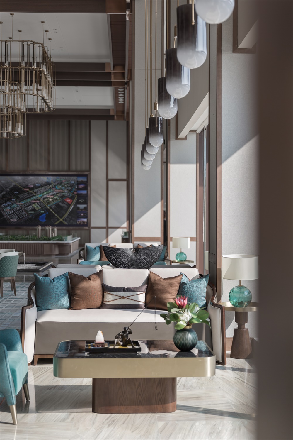 商業空間,銷售中心,售樓中心,TRD尺道設計,許昌中南金玉堂銷售中心,軟裝設計,項目投稿