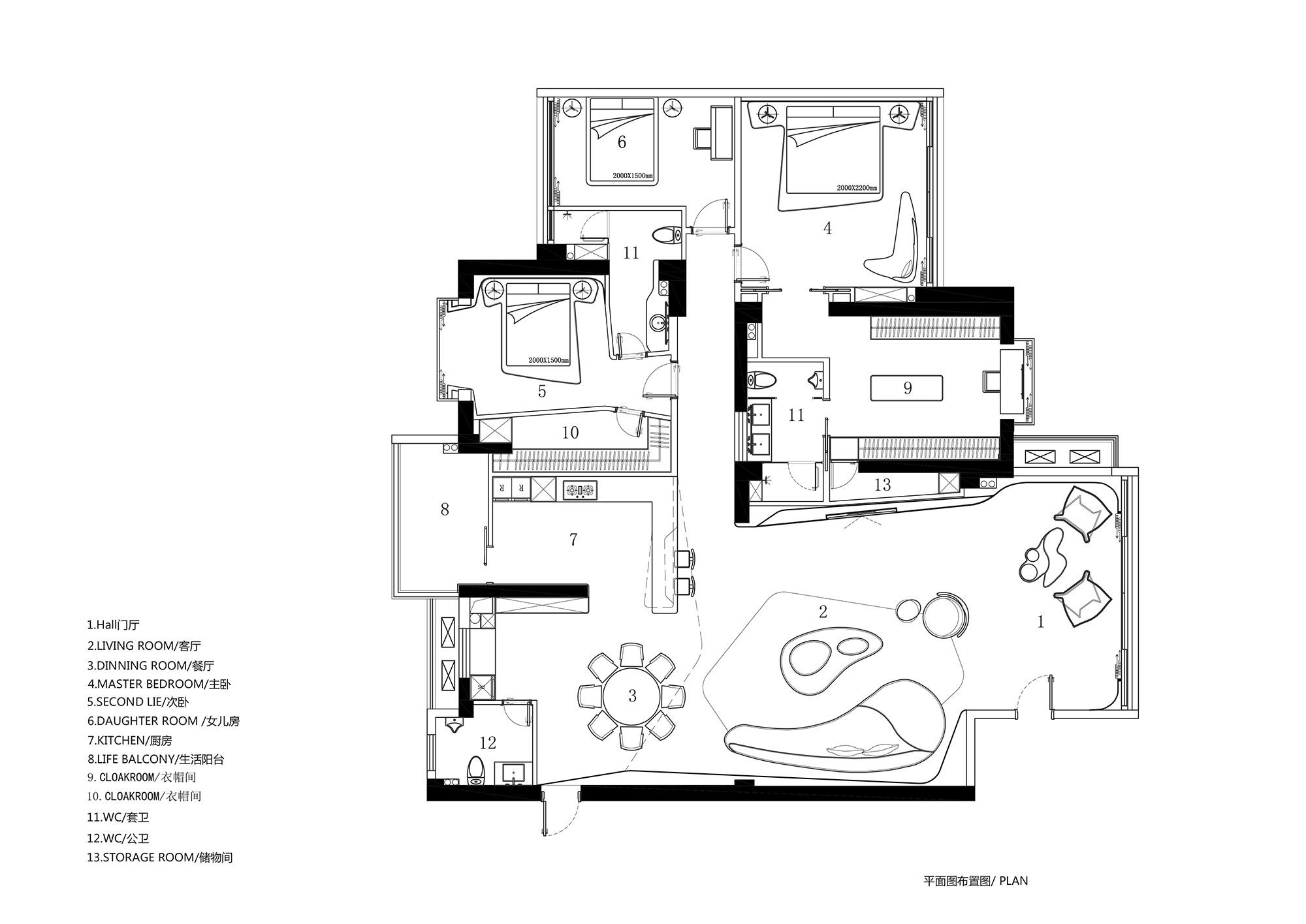 住宅空間,私人住宅,艾克建築,汕頭,俏皮藝術,冷酷紳士