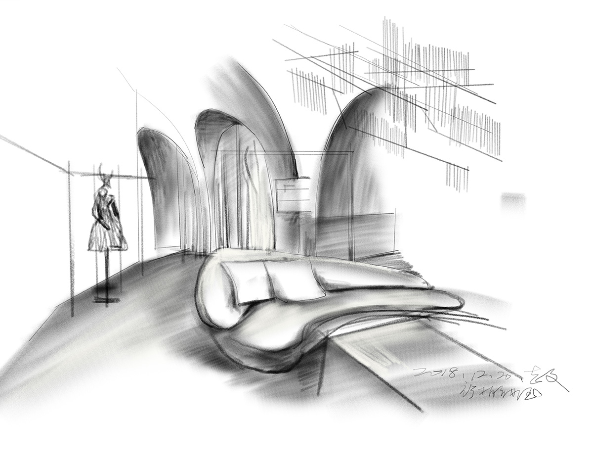 柏納德空間設計 ,女裝店設計,DOTACOKO女裝店,深圳網紅店設計,深圳女裝品牌店設計