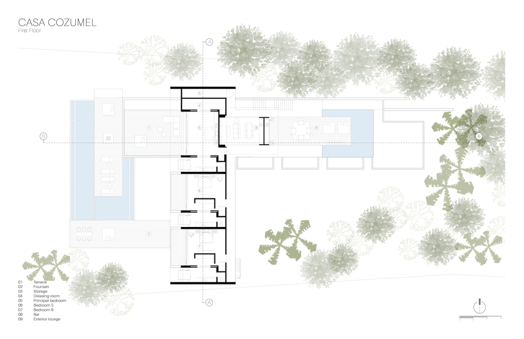 住宅空間,海島住宅,墨西哥,別墅設計