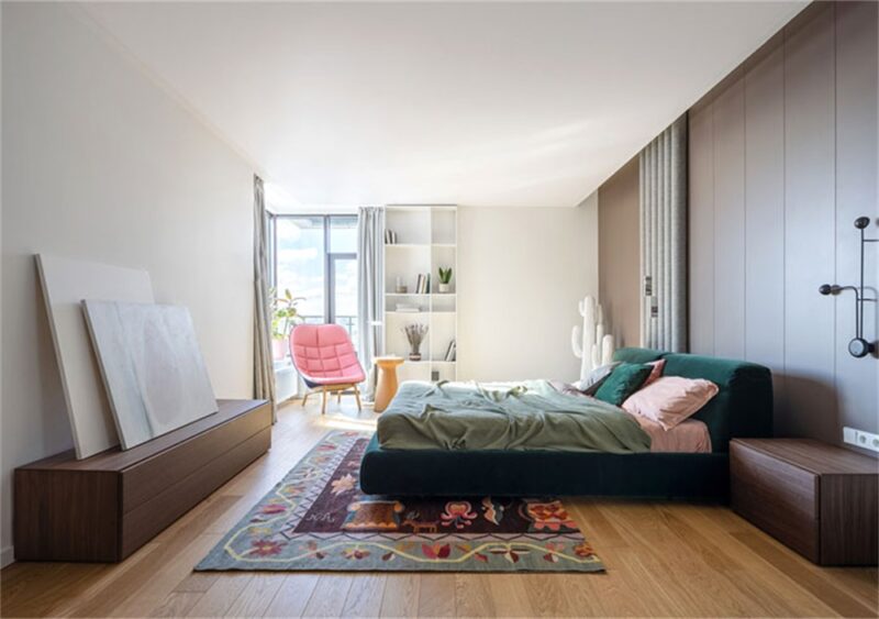 Bogdanova Buerau | 基輔兩公寓改造時尚住宅