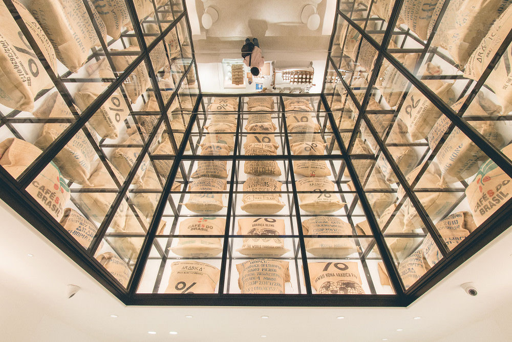 咖啡廳設計，百分號咖啡廳，%咖啡廳，% ARABICA，加藤匡毅，東海林克範，網紅咖啡廳，深圳灣萬象城%咖啡廳