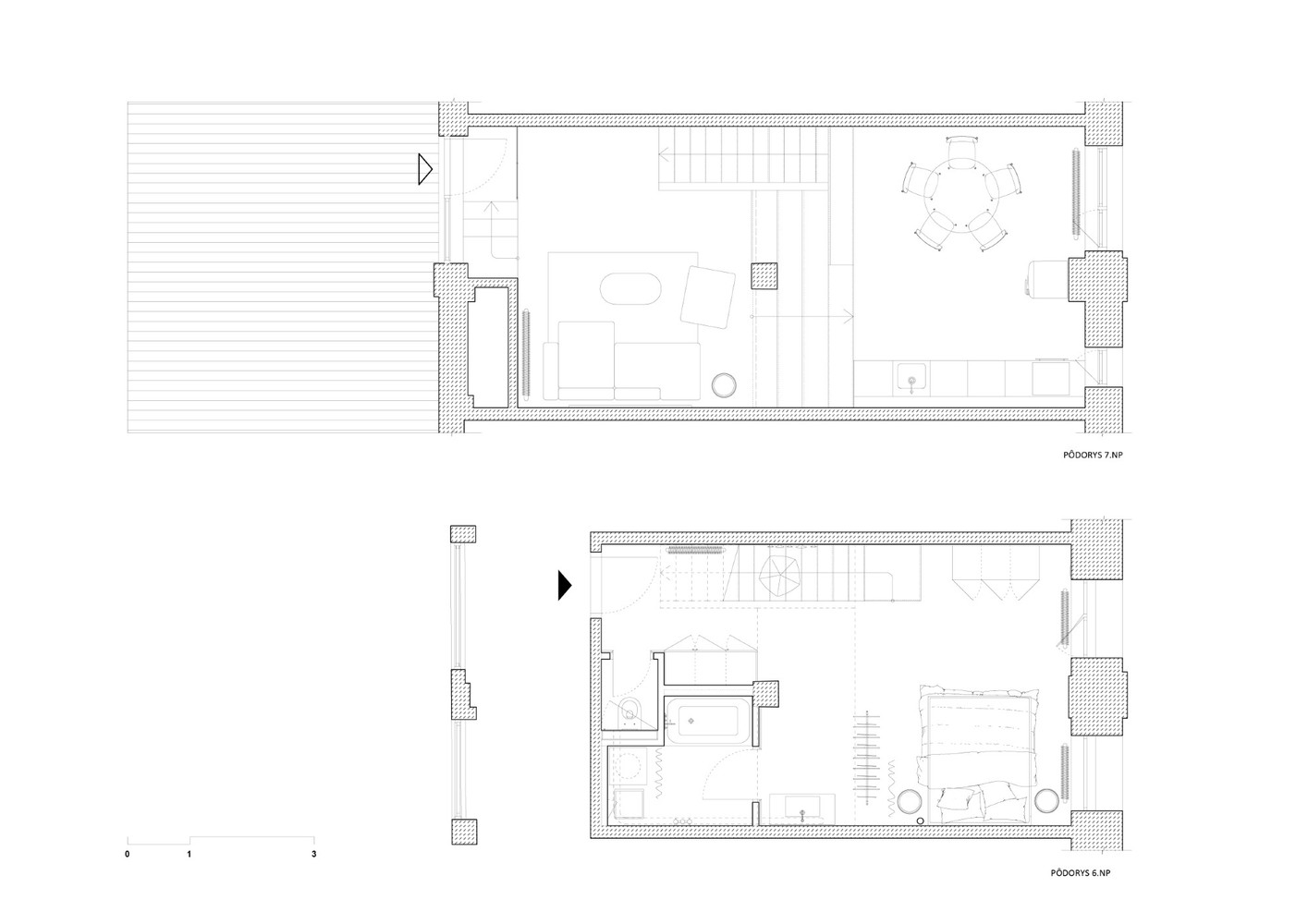 住宅空間，loft公寓設計，工業風住宅，70平米左右公寓設計