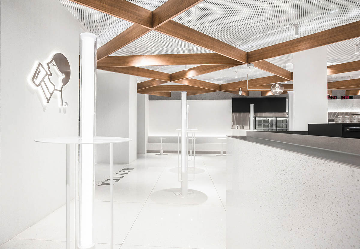 國外餐廳設計，餐飲空間，喜茶，新加坡克拉碼頭，喜茶設計