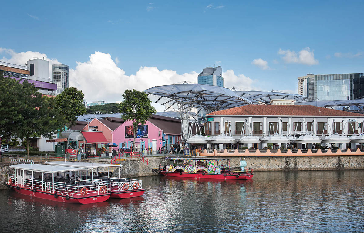 國外餐廳設計，餐飲空間，喜茶，新加坡克拉碼頭，喜茶設計