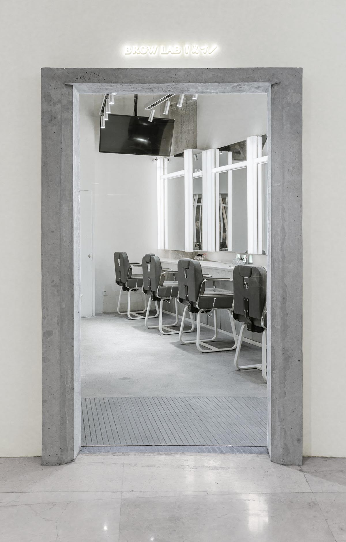 北京世貿天階眉研所 ,阿穆隆設計,美眉工作室設計,美妝店設計,眉研所