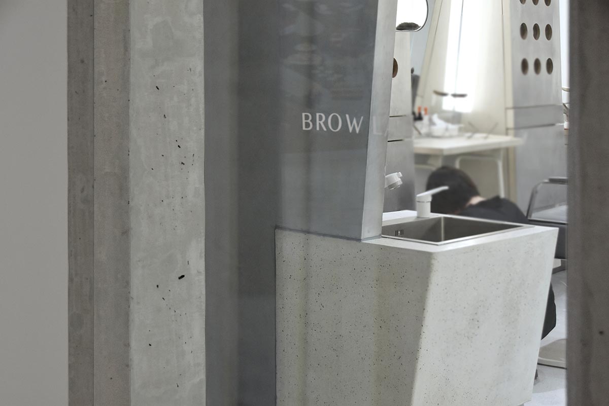 北京世貿天階眉研所 ,阿穆隆設計,美眉工作室設計,美妝店設計,眉研所