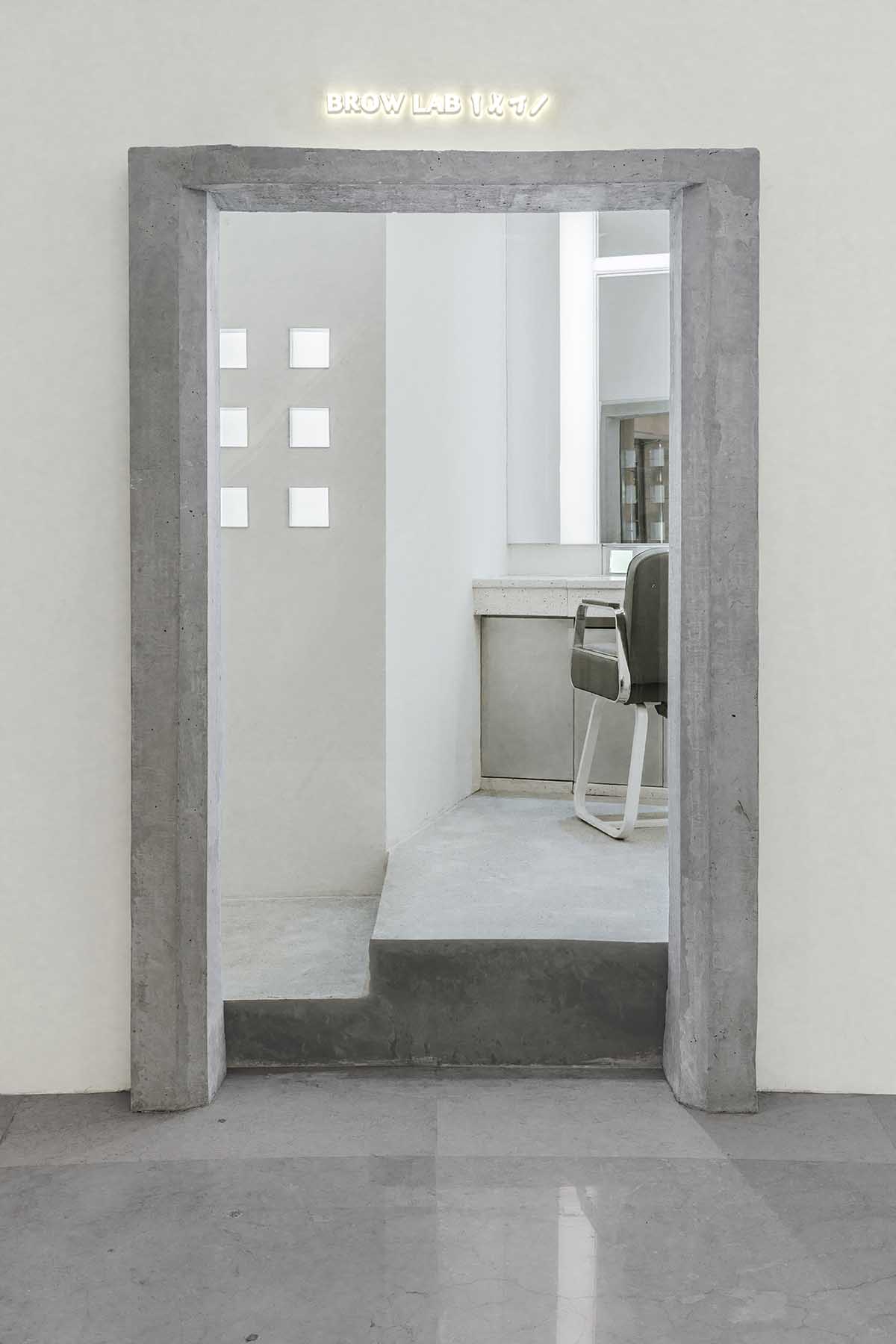 北京世貿天階眉研所 ,阿穆隆設計,美眉工作室設計,美妝店設計,眉研所