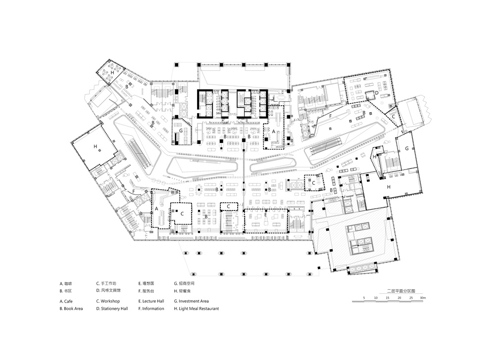 商業空間，綜合體，巨彙設計，藍海風･漫巷，購物中心，書店