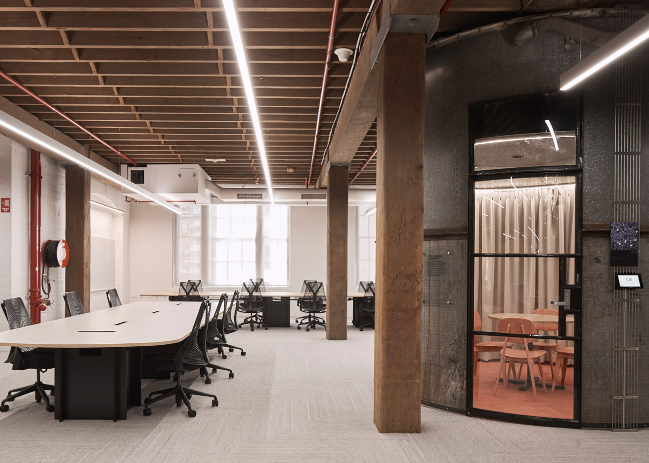 辦公空間,建築改造,通訊公司辦公室,集團辦公室