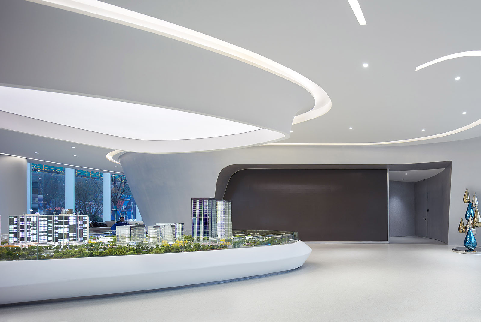 商業空間，杭州，運河萬科中心，於強室內設計師事務所，沃屋陳設，項目投稿