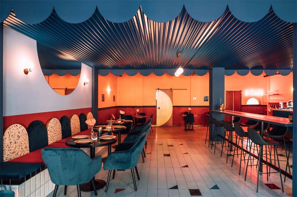 餐飲空間，國外餐廳設計，羅馬尼亞，Biancoebianca