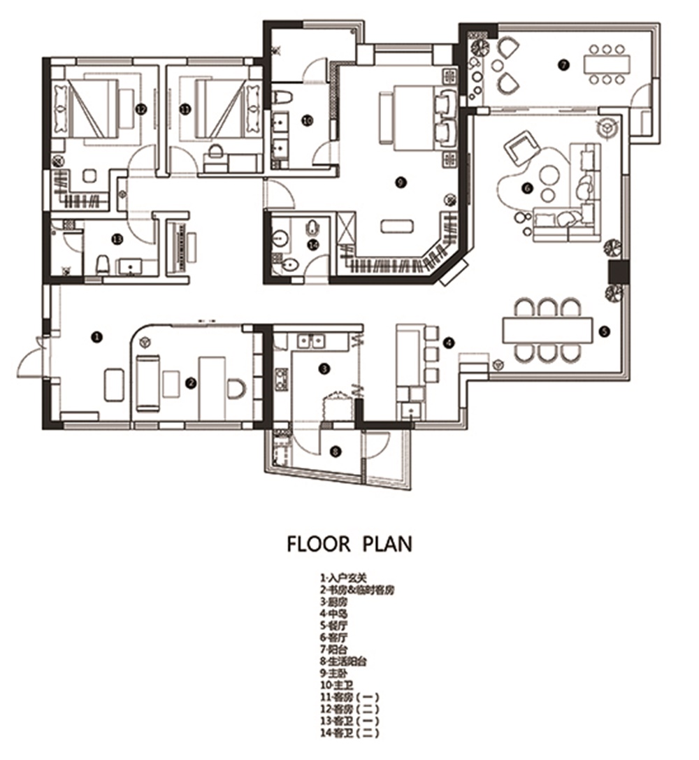 住宅空間,國內住宅空間設計,成都,五德設計,麓山國際