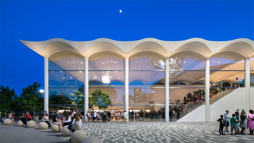 商業空間,蘋果店設計,手機體驗店,Apple Store,Foster + Partners