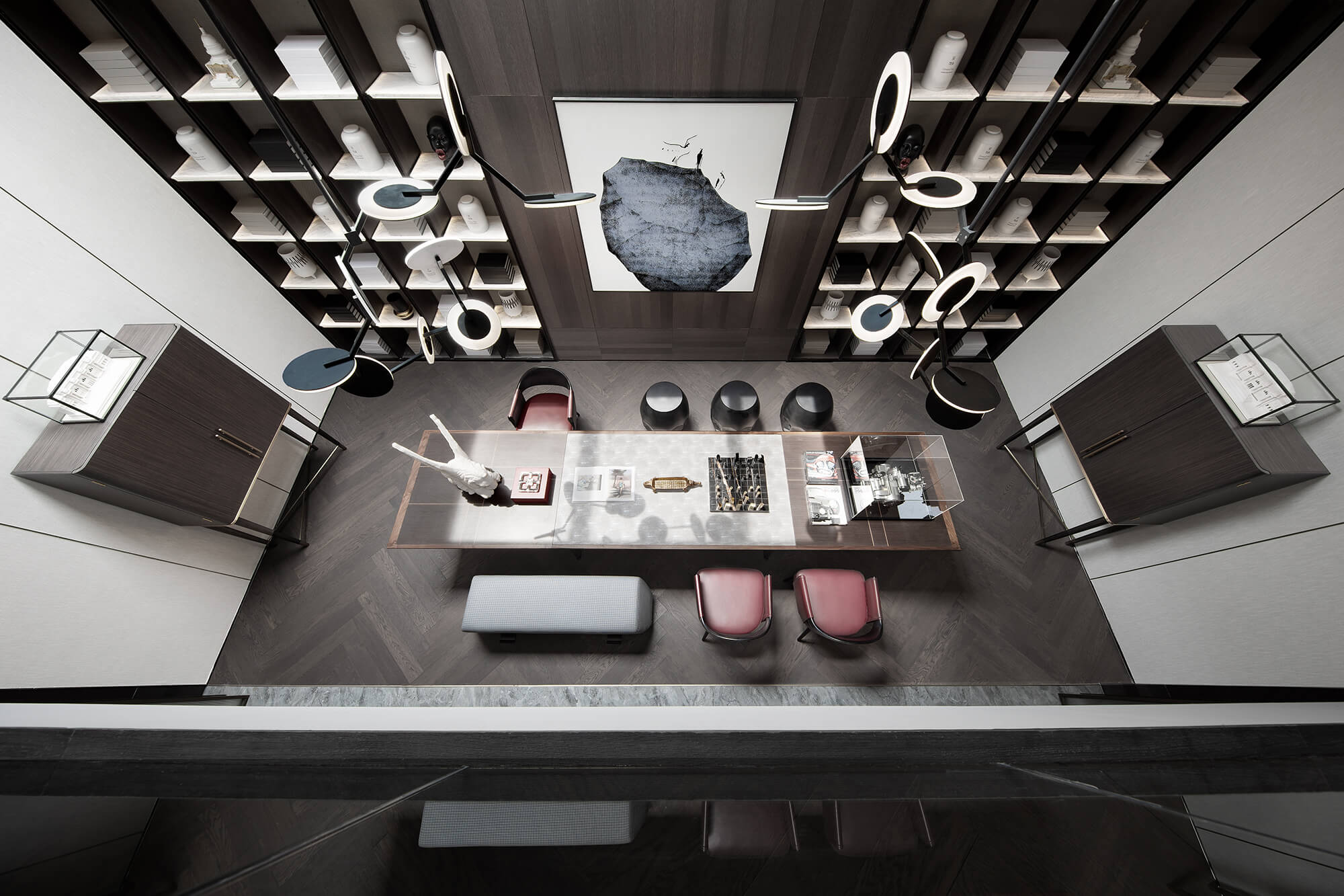 西安樣板房,西安複式洋房,萬科悅灣頂級複式洋房,壹方設計,萬科樣板房設計