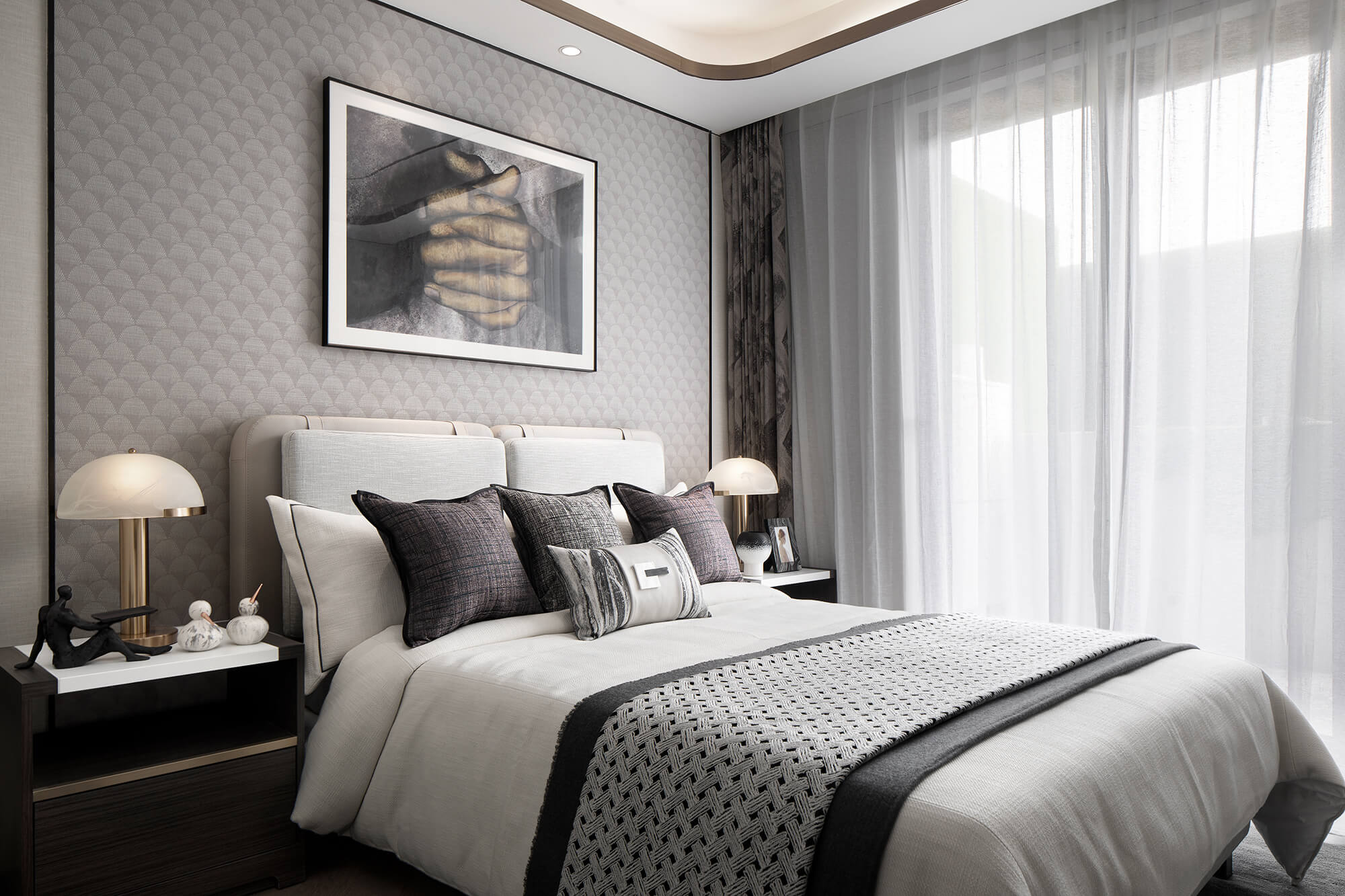 西安樣板房,西安複式洋房,萬科悅灣頂級複式洋房,壹方設計,萬科樣板房設計