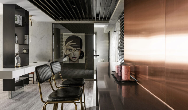 浩室設計丨服裝設計師的現代工業風住宅