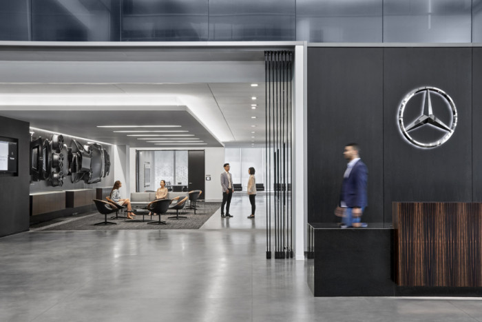 辦公空間，辦公樓設計，美國，梅德賽斯奔馳，汽車公司辦公室