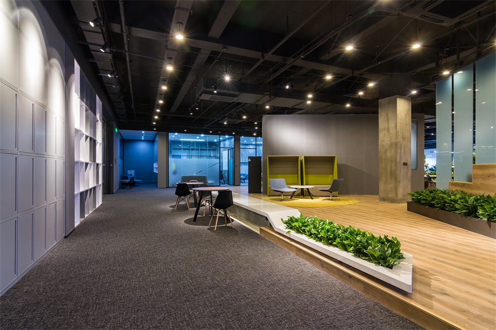 辦公空間，國內辦公室設計，總部，南京，新能源汽車辦公室，項目投稿