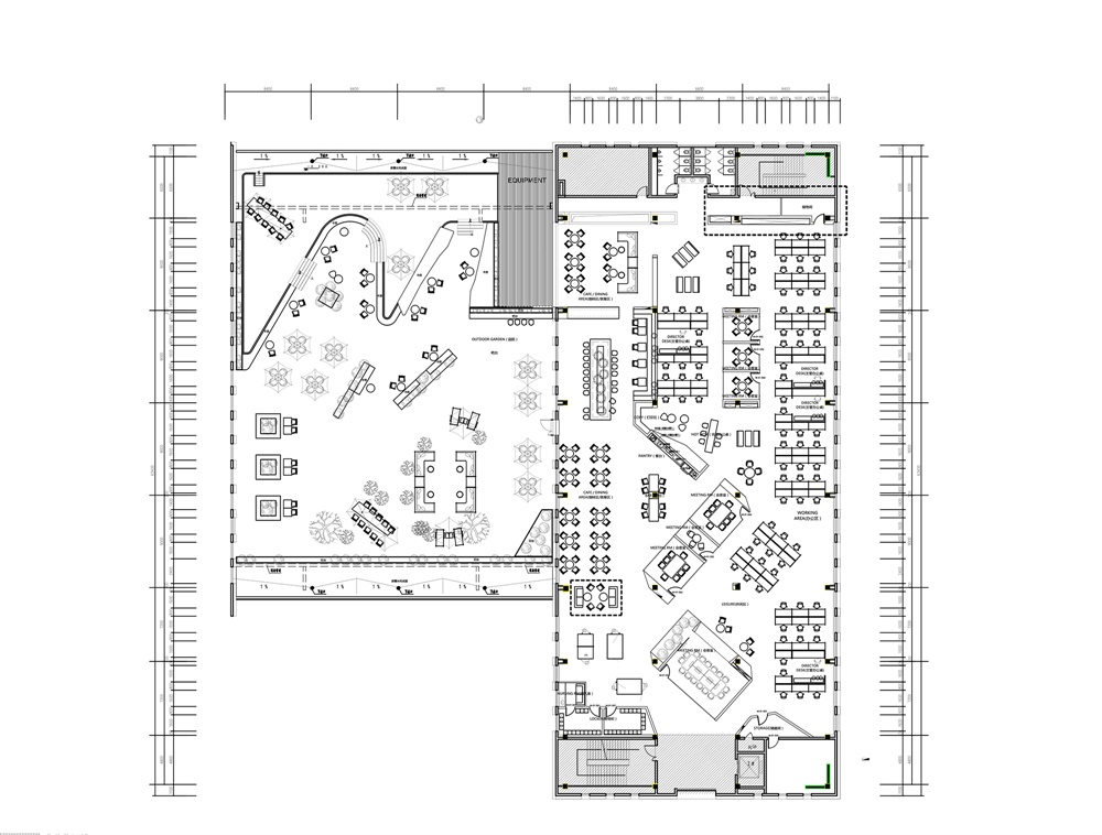 辦公空間，國內辦公室設計，總部，南京，新能源汽車辦公室，項目投稿