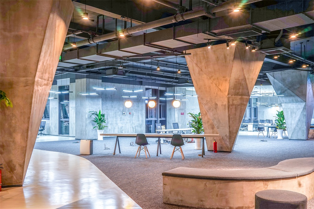 辦公空間，國內辦公室設計，總部，南京，新能源汽車辦公室，項目投稿