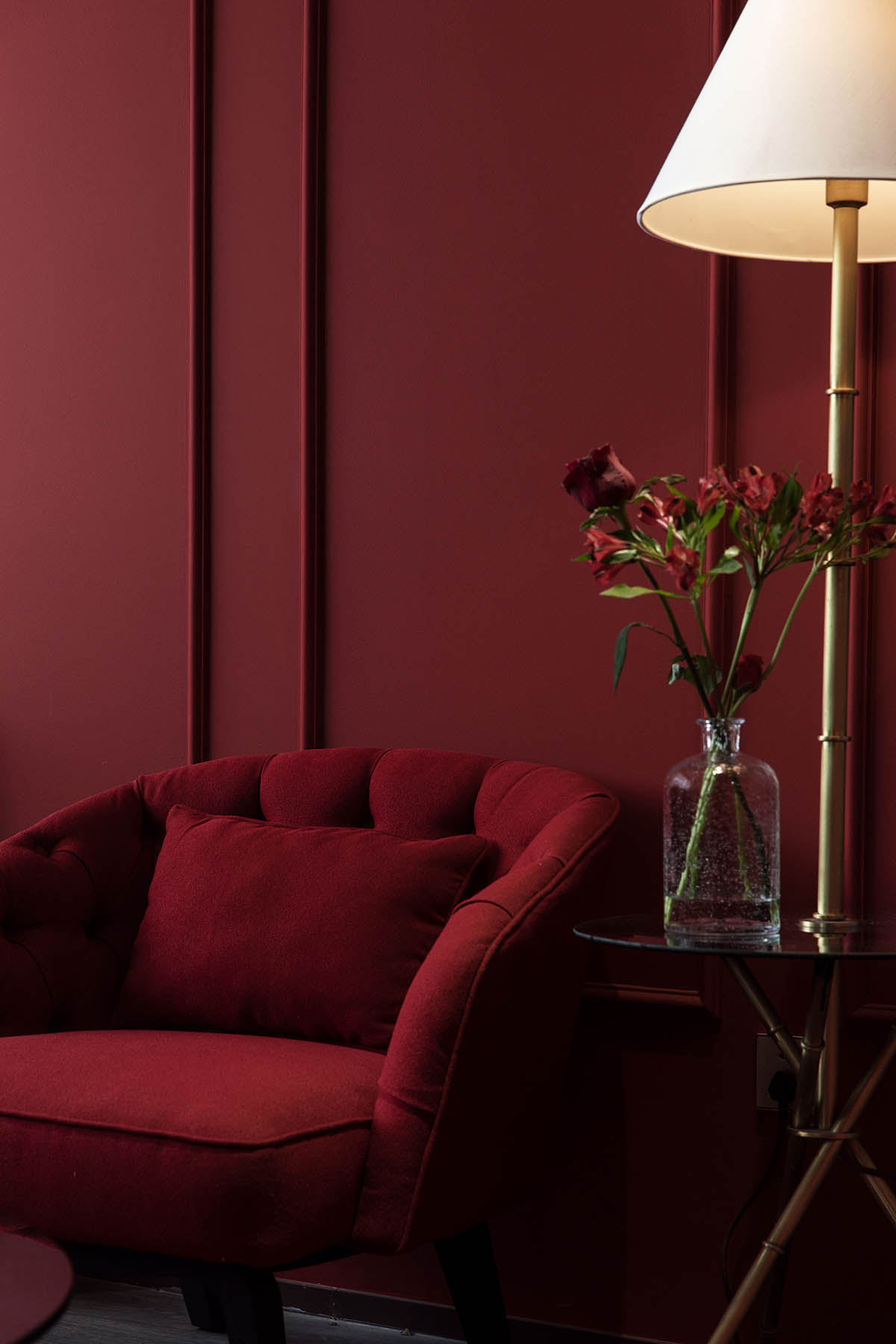 楝今 / 靜與揚的紅烈交織,成都住宅設計,成都軟裝設計,成都,黎秋辰