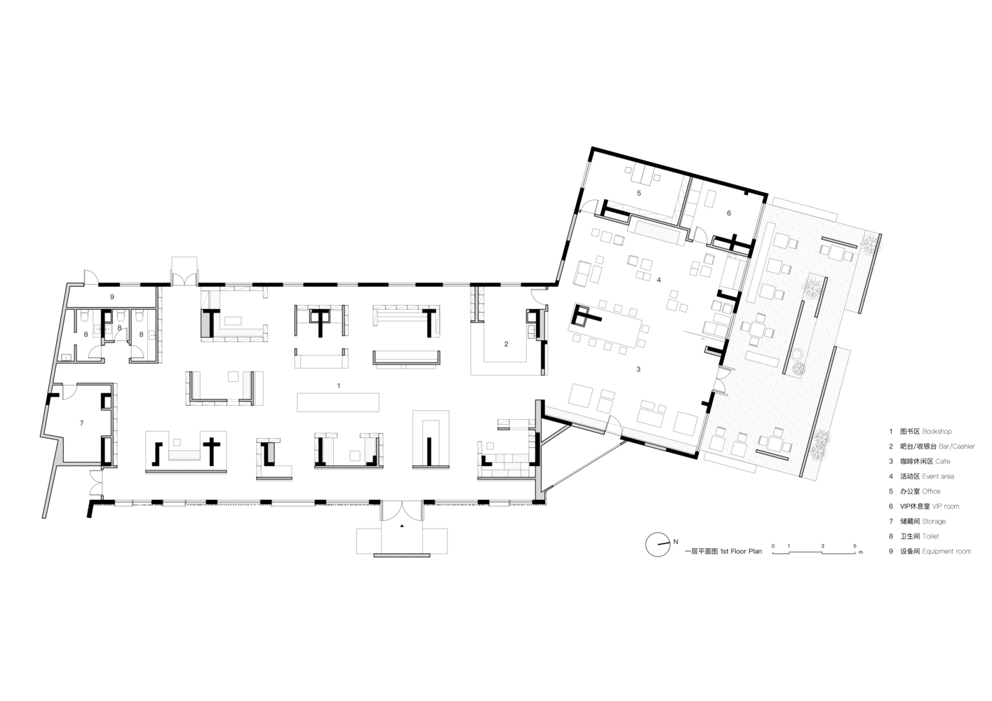 商業空間，書店設計，⻘山周平，B.L.U.E. 建築設計事務所，阿那亞