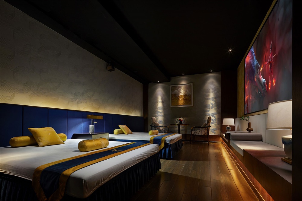 商業空間，東坡足道明星店， 眉山，會所，足道，路得設計