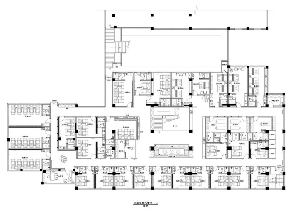 商業空間，東坡足道明星店， 眉山，會所，足道，路得設計
