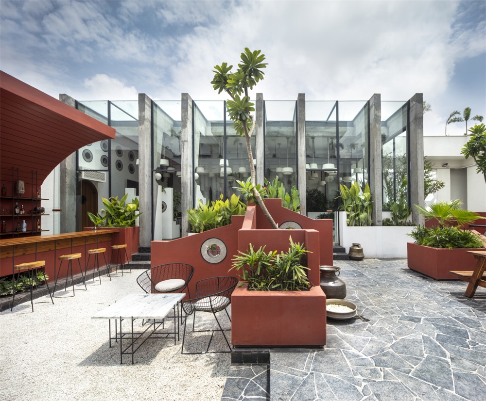 餐飲空間,餐飲建築,咖啡館設計,鄉村咖啡廳,印度