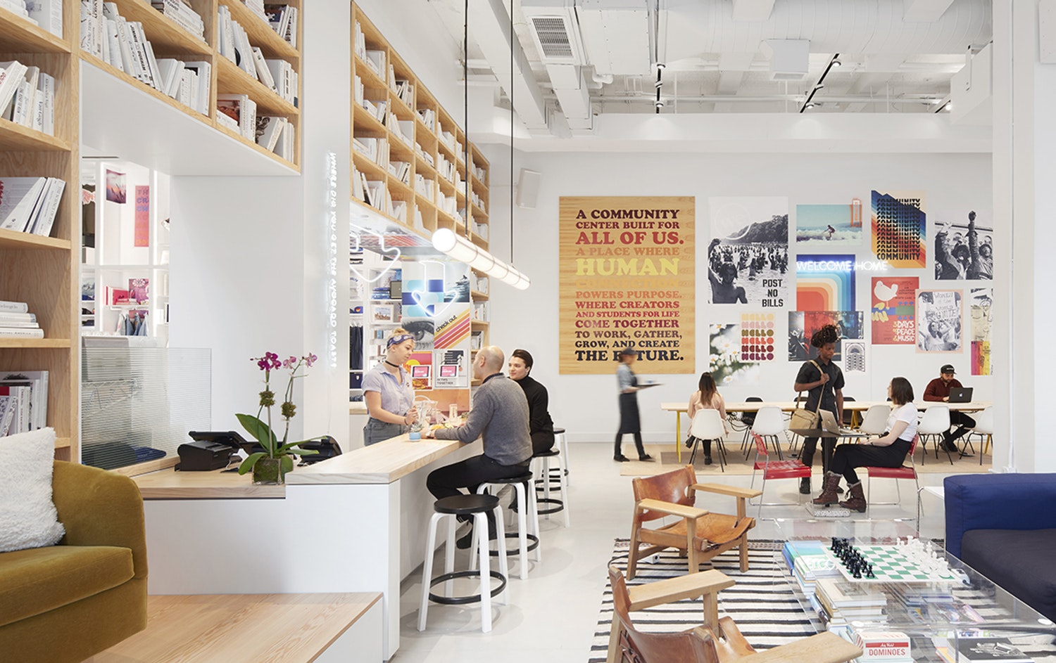 We Work,聯合辦公空間,We聯合辦公+零售空間,聯合辦公室設計,辦公室設計,We Company,零售空間