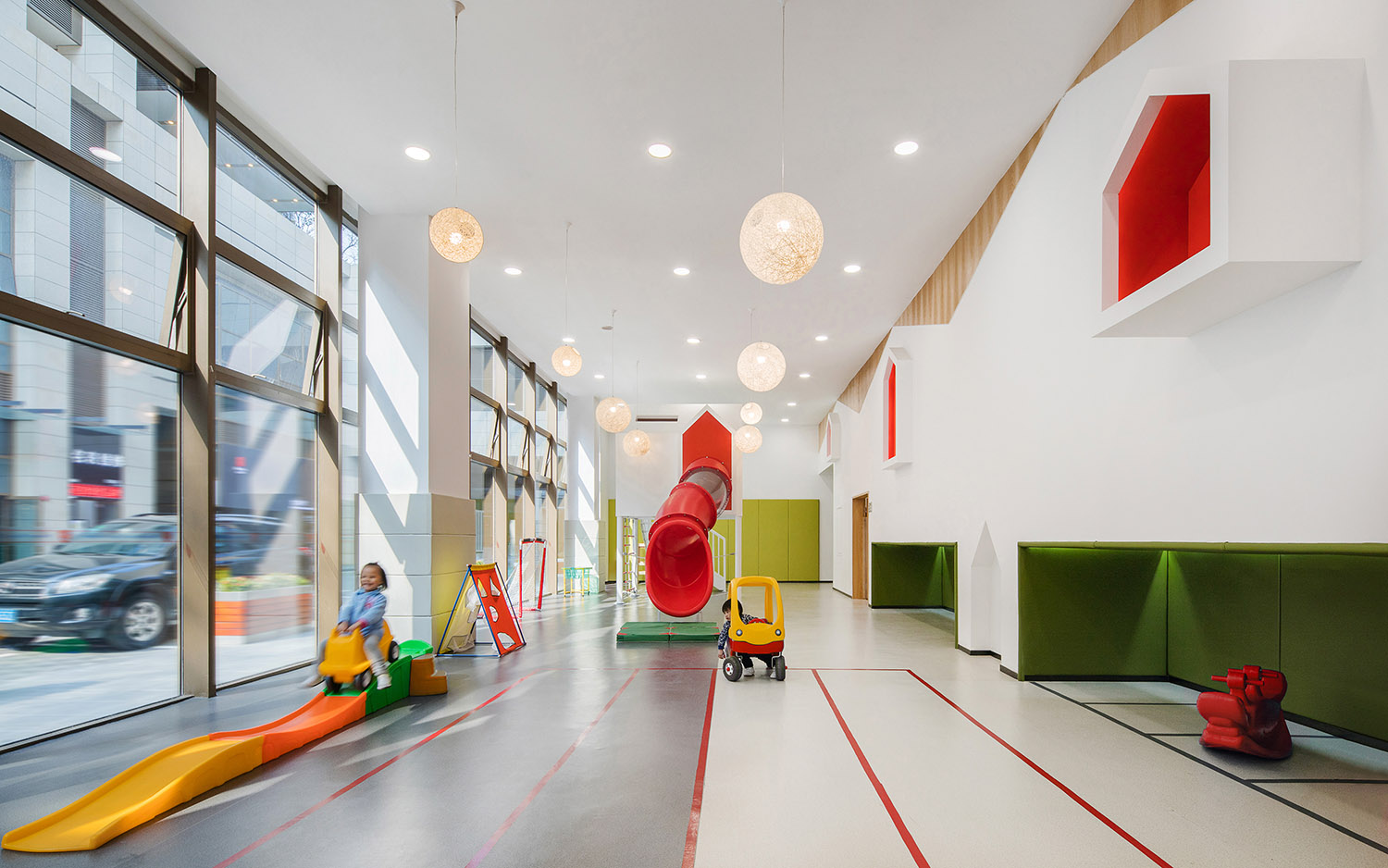 MOC DESIGN OFFICE，MOC設計，壹方中心溫莎雙語幼兒園，溫莎雙語幼兒園，幼兒園設計，兒童娛樂中心設計，項目投稿