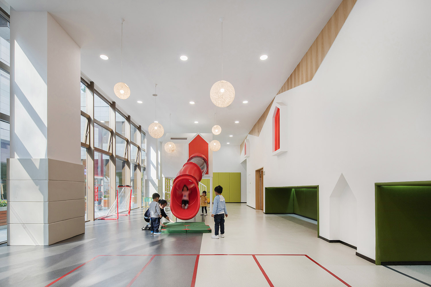 MOC DESIGN OFFICE，MOC設計，壹方中心溫莎雙語幼兒園，溫莎雙語幼兒園，幼兒園設計，兒童娛樂中心設計，項目投稿