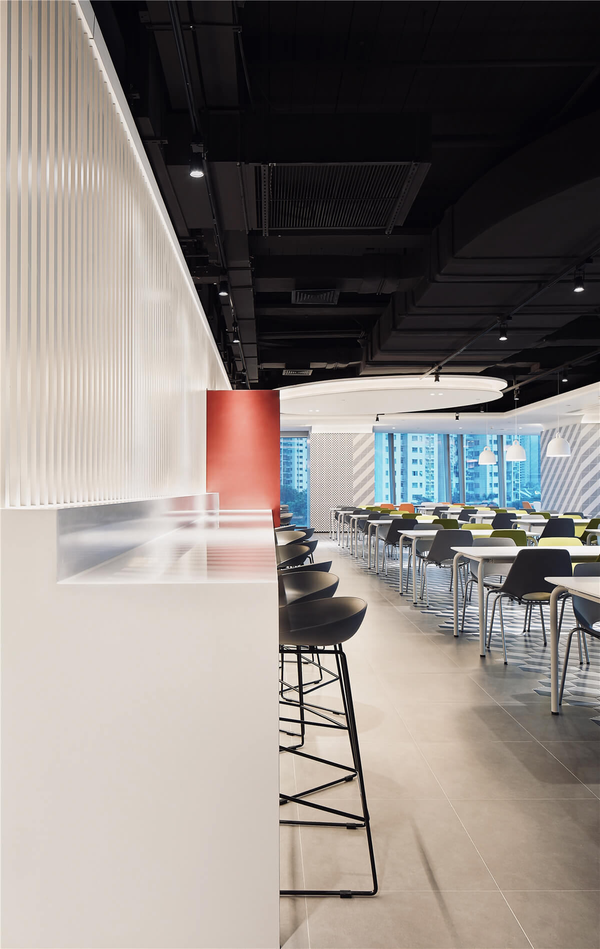 YuQiang&Partners,於強設計,深圳灣一號T7員工食堂、員工餐廳設計、員工食堂,團餐設計,項目投稿