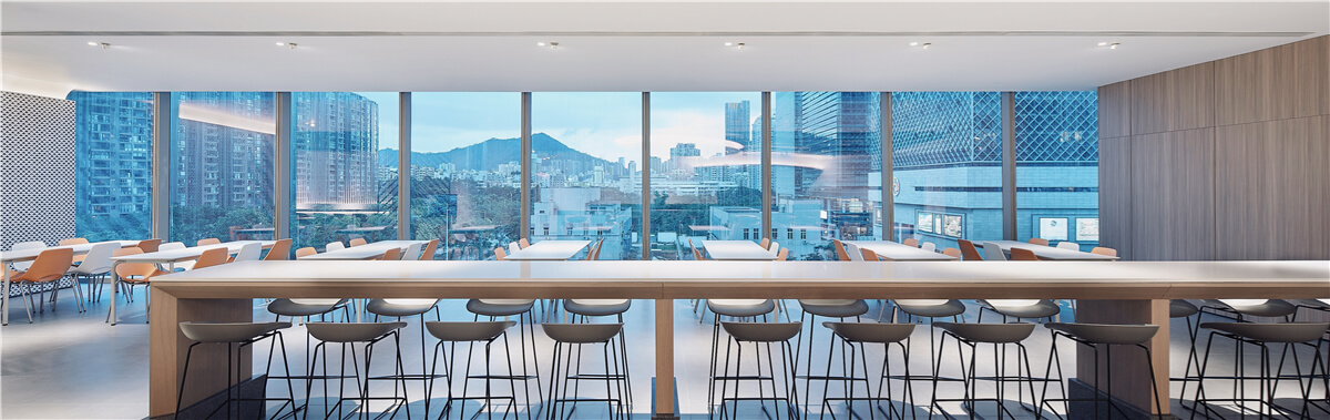 YuQiang&Partners,於強設計,深圳灣一號T7員工食堂、員工餐廳設計、員工食堂,團餐設計,項目投稿