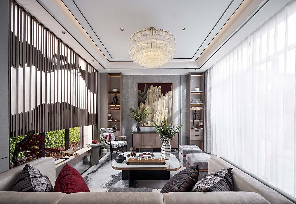 ZAD左木設計,新城璽樾門第合院樣板間,東莞樣板房設計,新中式樣板房,項目投稿